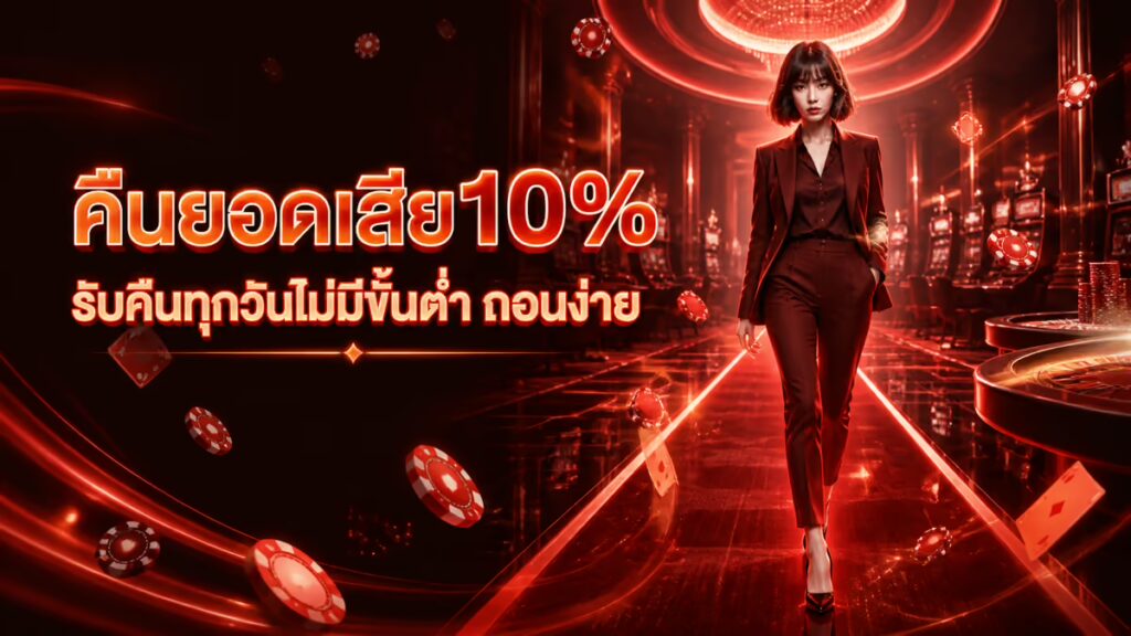 คืนยอดเสีย10%