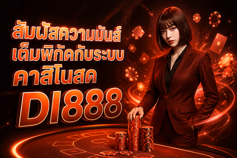 สัมผัสความมันส์เต็มพิกัดกับระบบคาสิโนสด DI888