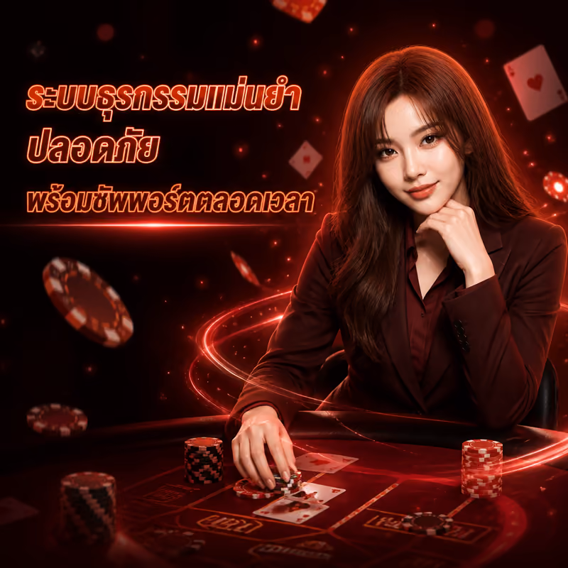 ระบบธุรกรรมแม่นยำ ปลอดภัย พร้อมซัพพอร์ตตลอดเวลา