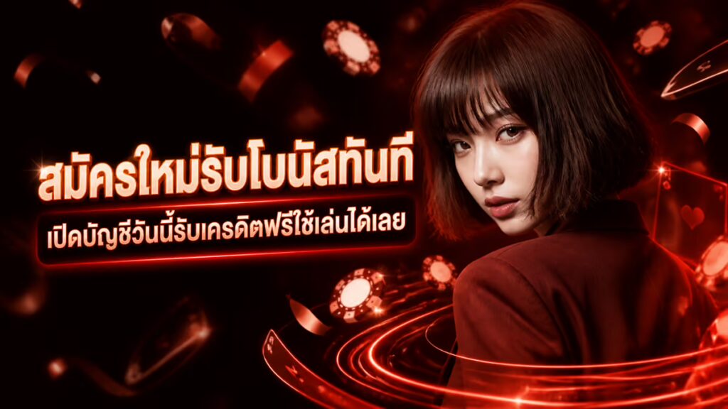 สมัครใหม่รับโบนัสทันที